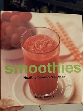 Vintage Smoothies Healthy Shakes & Blends - Pink Fruit Smoothie Hard Cover 2003